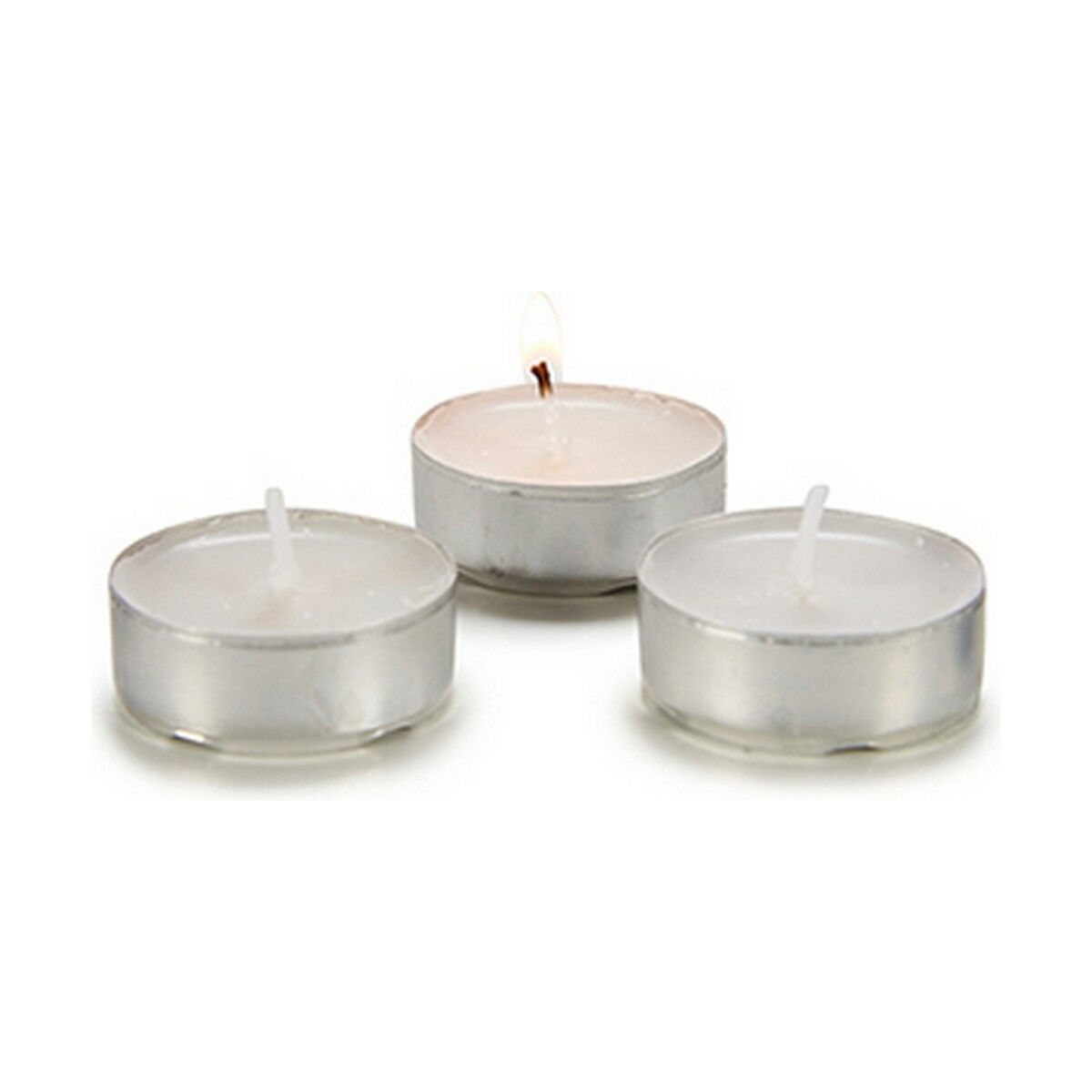 Set med levande ljus Vit (24 antal) - 2