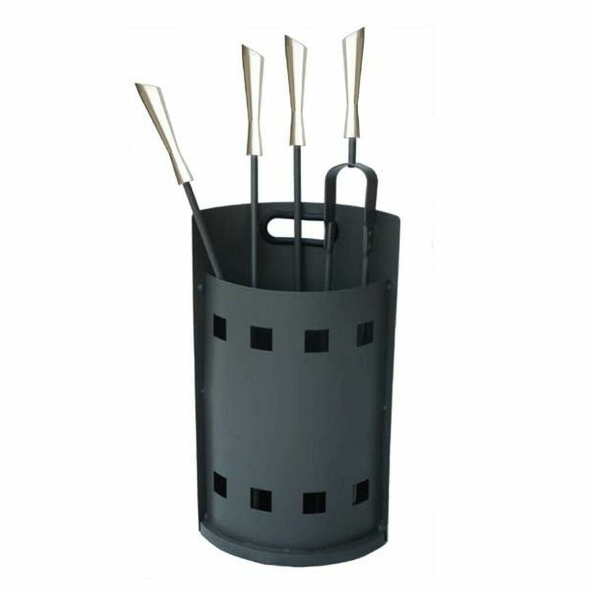 Brastillbehör DKD Home Decor Rostfritt stål Stål (4 Delar) - 4