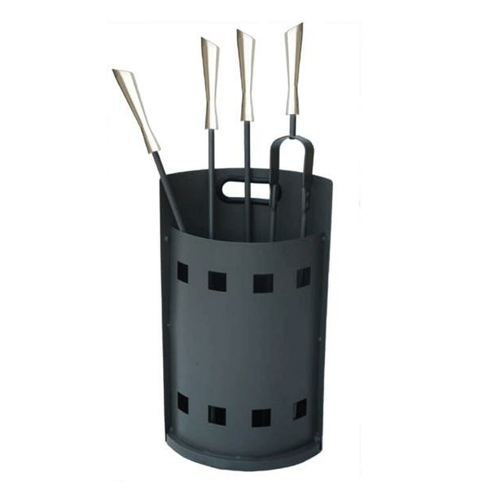 Brastillbehör DKD Home Decor Rostfritt stål Stål (4 Delar)
