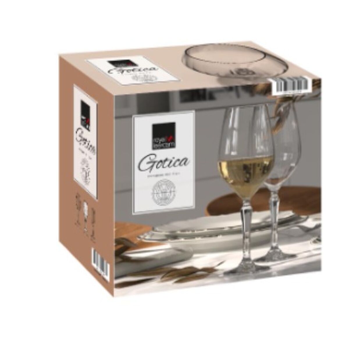 Glasset Royal Leerdam Gotica 500 ml Ø 6,5 x 9 x 23 cm 6 antal - 2