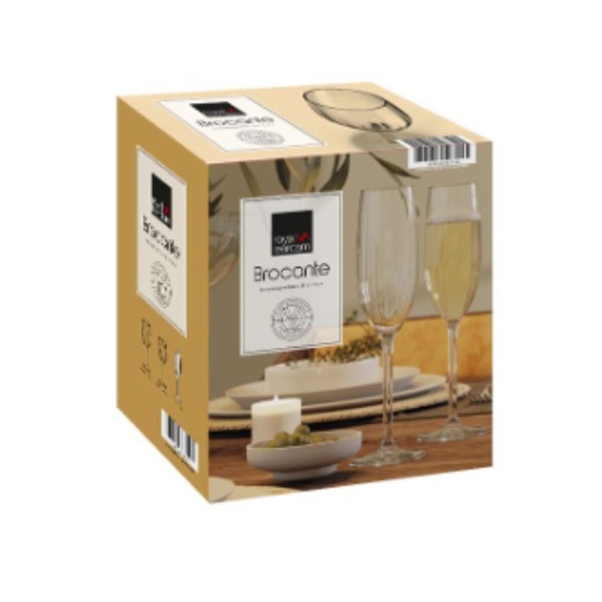 Glasset Royal Leerdam Brocante 210 ml champagne 6 antal - 2