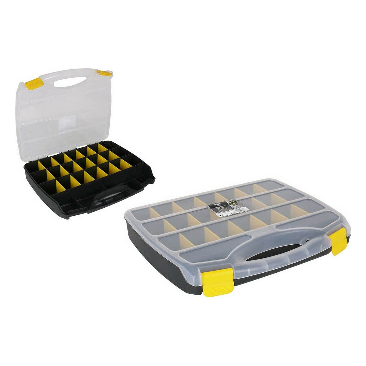 Ask med fack Dem Brico Plast 38 x 32 x 6 cm