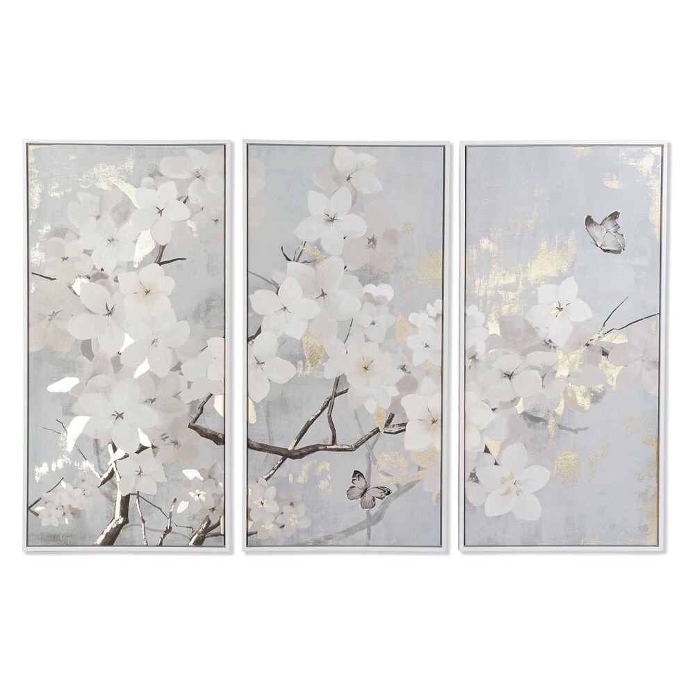3-ramsset DKD Home Decor Träd Orientalisk 150 x 4 x 100 cm