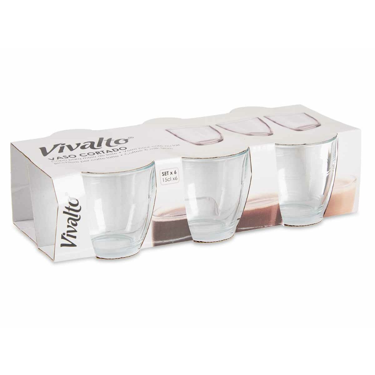 Glasset Transparent Glas 150 ml (12 antal) - 2
