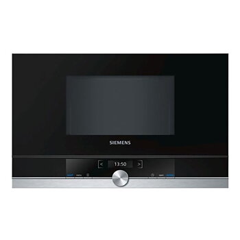 Inbyggnadsmikrovågsugn Siemens AG BF634LGS1 21 L 900W Vit Svart Svart/Silvrig 900 W