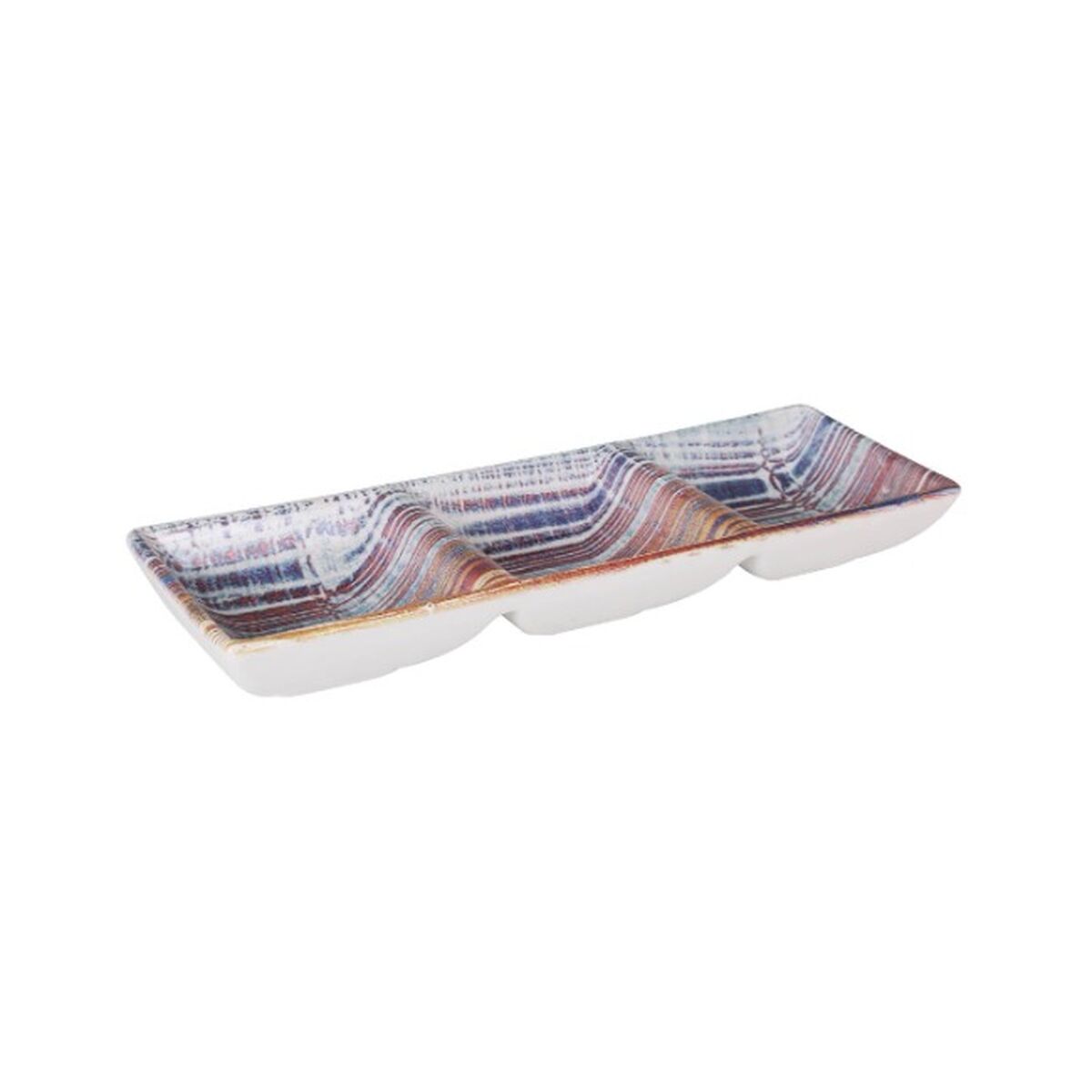 Snacksbricka La Mediterránea Boreal 3 Fack 26 x 8,5 x 3,3 cm