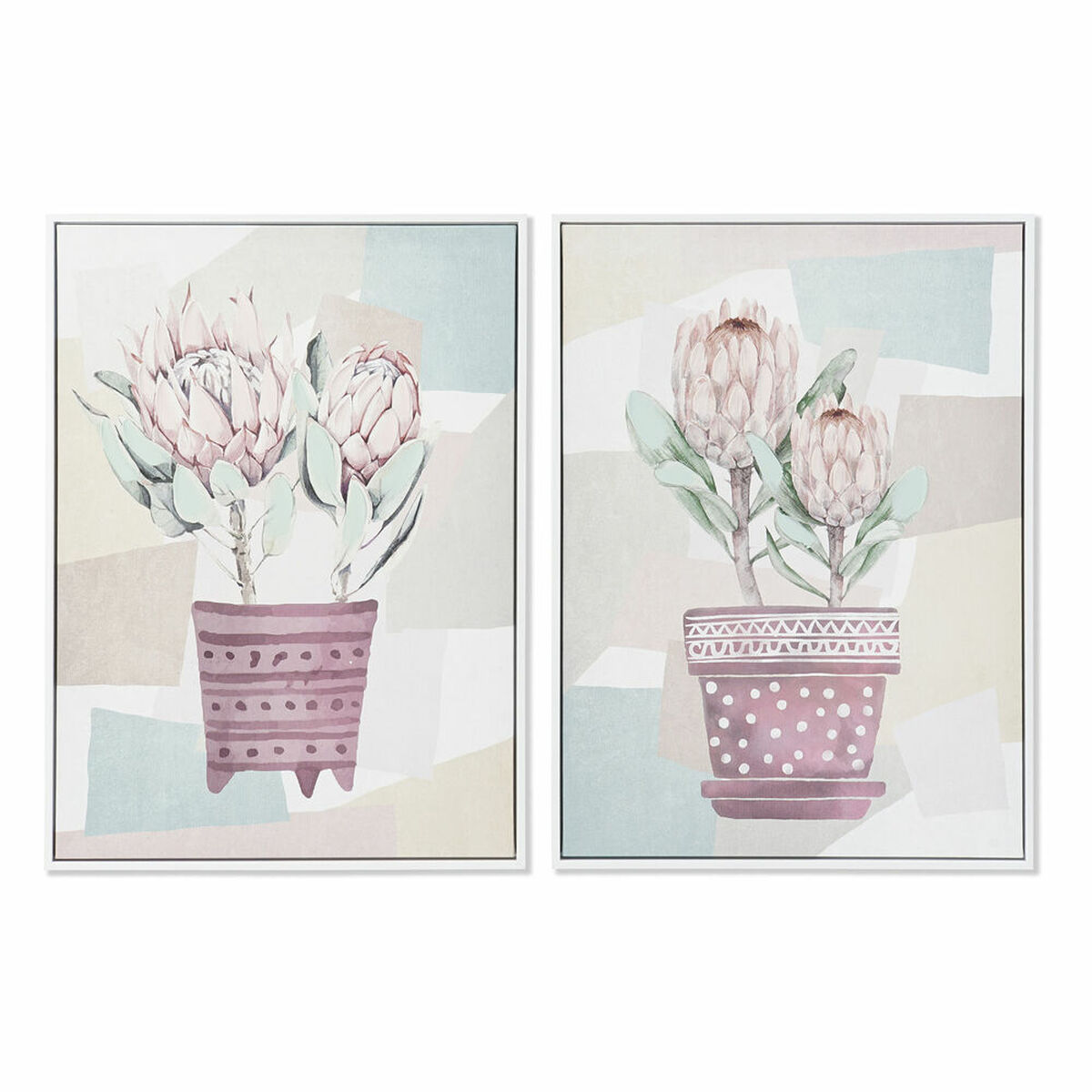 Tavla DKD Home Decor Skandinavisk 53 x 4,5 x 73 cm (2 antal) - 4