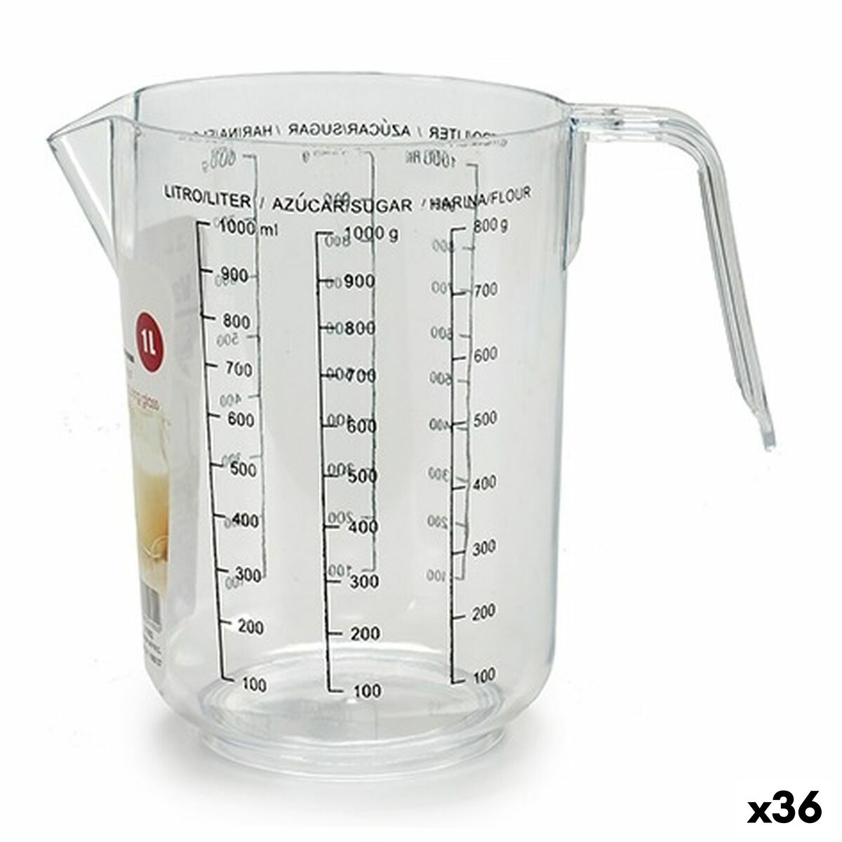 Måttkanna Plast 1 L (36 antal)