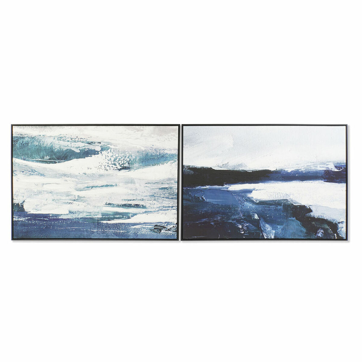 Tavla DKD Home Decor Hav och ocean 122,5 x 4,5 x 83 cm (2 antal) - 5