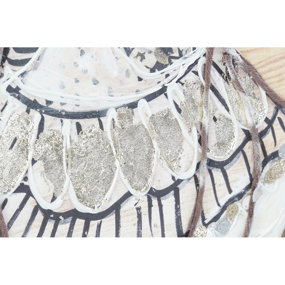 Tavla DKD Home Decor 60 x 3,7 x 120 cm Kvinna Kolonial (2 antal) - 2