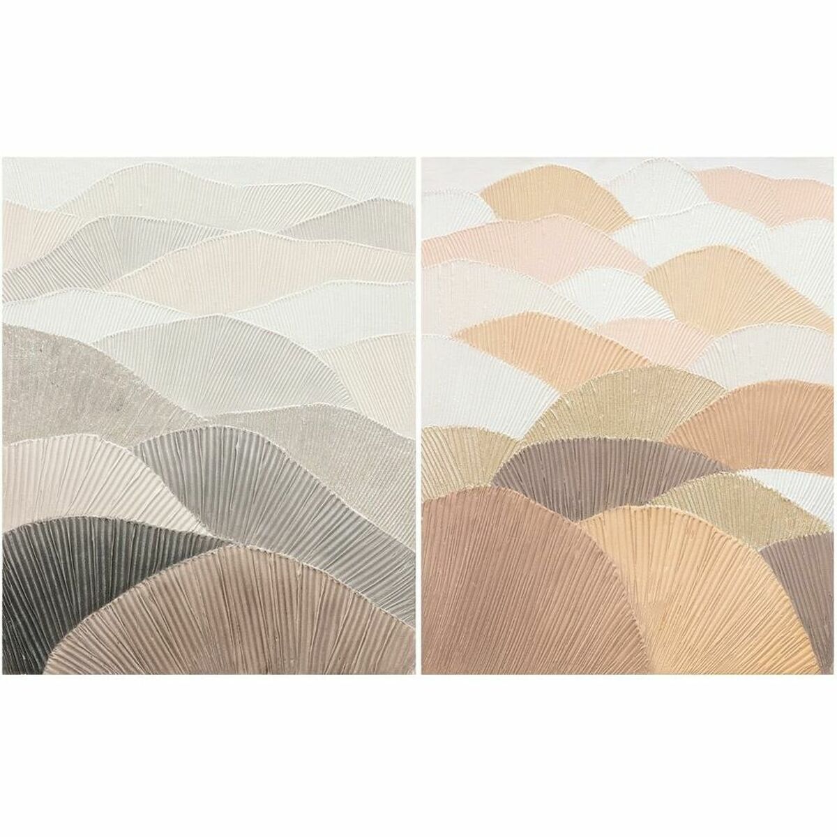 Tavla DKD Home Decor 80 x 3,7 x 100 cm Berg Skandinavisk (2 antal) - 5