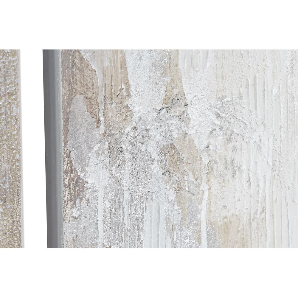Tavla DKD Home Decor 100 x 3,7 x 100 cm Abstrakt Modern (2 antal) - 3