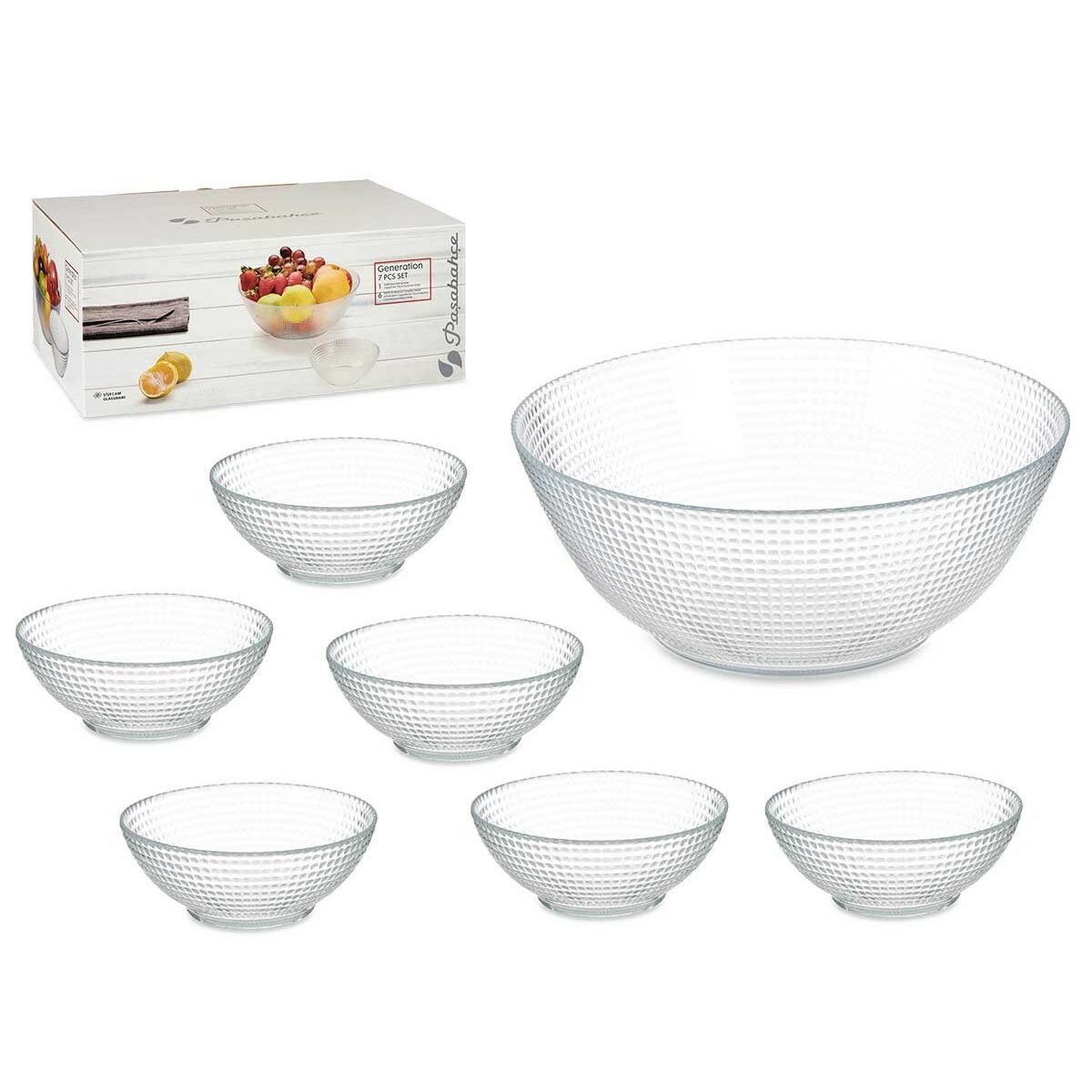 Skålset Generation Transparent Glas (4 antal) - 2