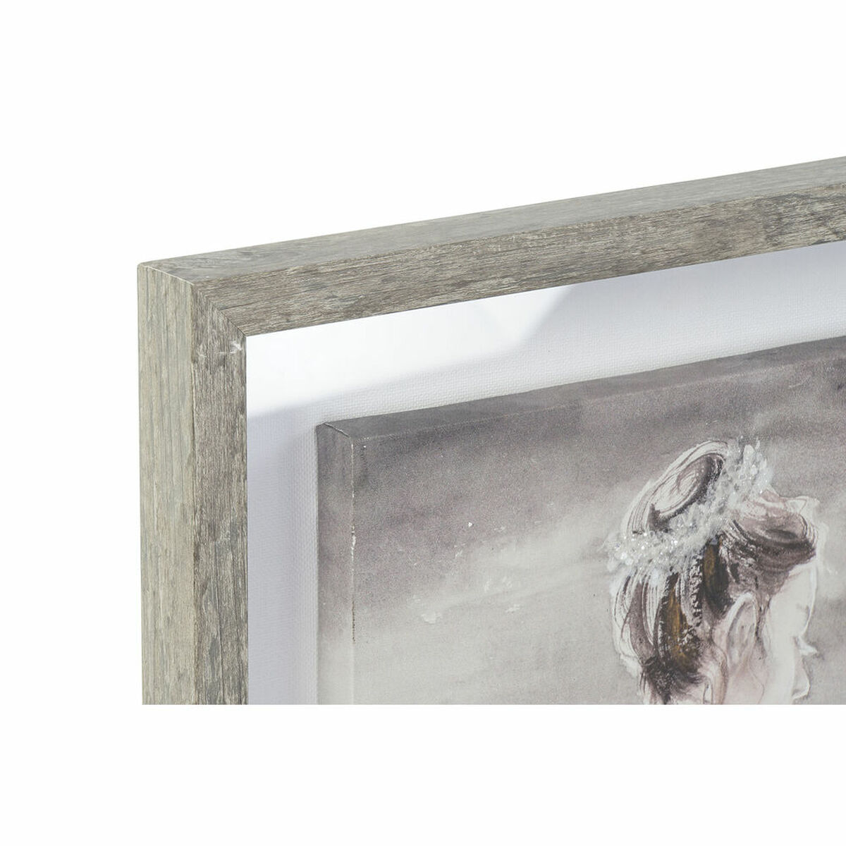Tavla DKD Home Decor 40 x 3,8 x 80 cm Kvinna Romantisk (2 antal) - 6
