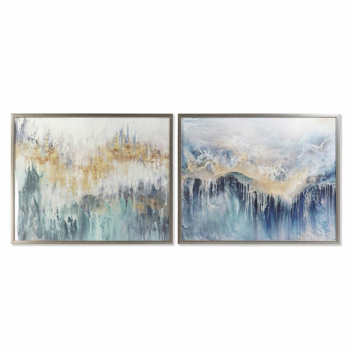 Tavla DKD Home Decor Abstrakt 103,5 x 4 x 83,5 cm (2 antal) - 4