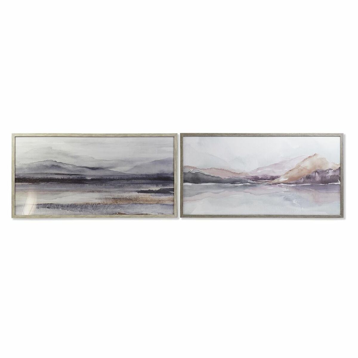 Tavla DKD Home Decor 124 x 4,5 x 64 cm Berg Modern (2 antal) - 4