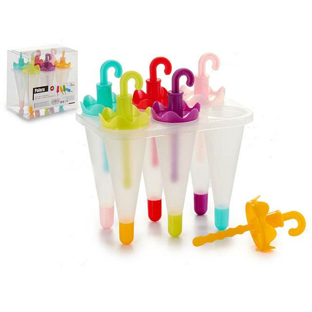 Glassform Paraply polypropen 11 x 16,5 x 16 cm (24 antal) - 2