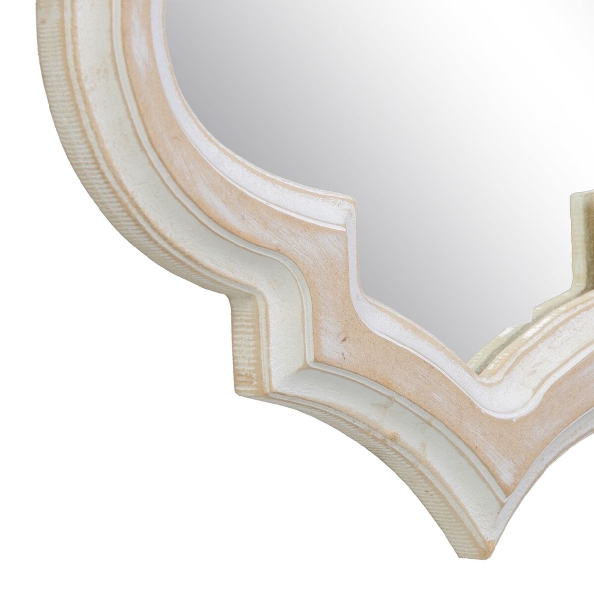 Väggspegel 31 x 2 x 30,5 cm Vit Trä MDF - 4