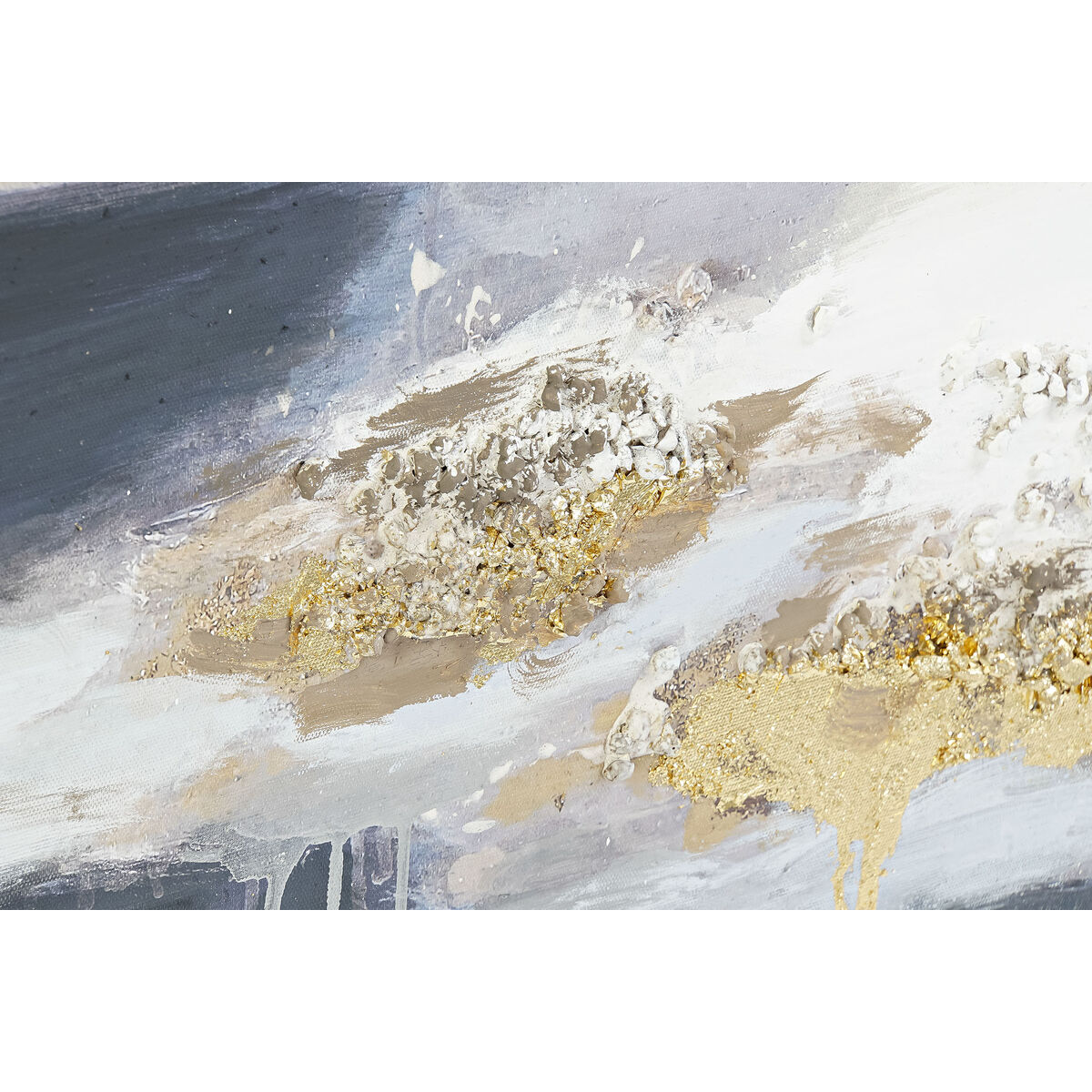 Tavla DKD Home Decor 100 x 3,5 x 100 cm Abstrakt Modern (2 antal) - 3