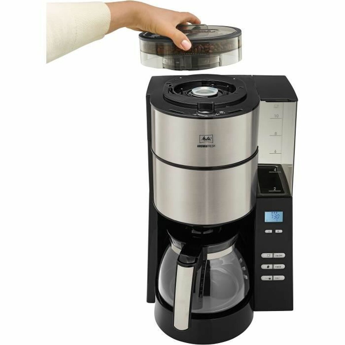 Kaffebryggare Melitta AromaFresh 1021-01 1,5 L Svart 1000 W 1000 W - 2