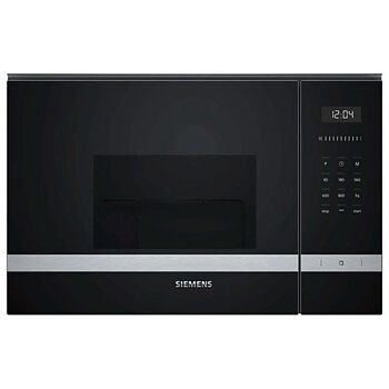 Inbyggnadsmikrovågsugn med grill Siemens AG 2500047132 20 L 1270W 800 W Svart/Silvrig 20 L