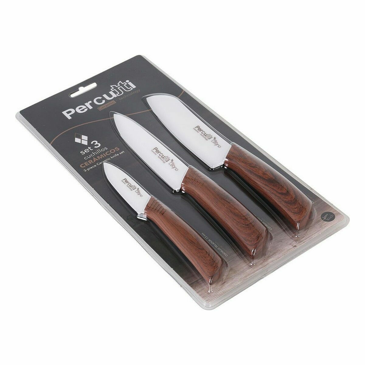 Knivset Percutti Keramik 3 Delar