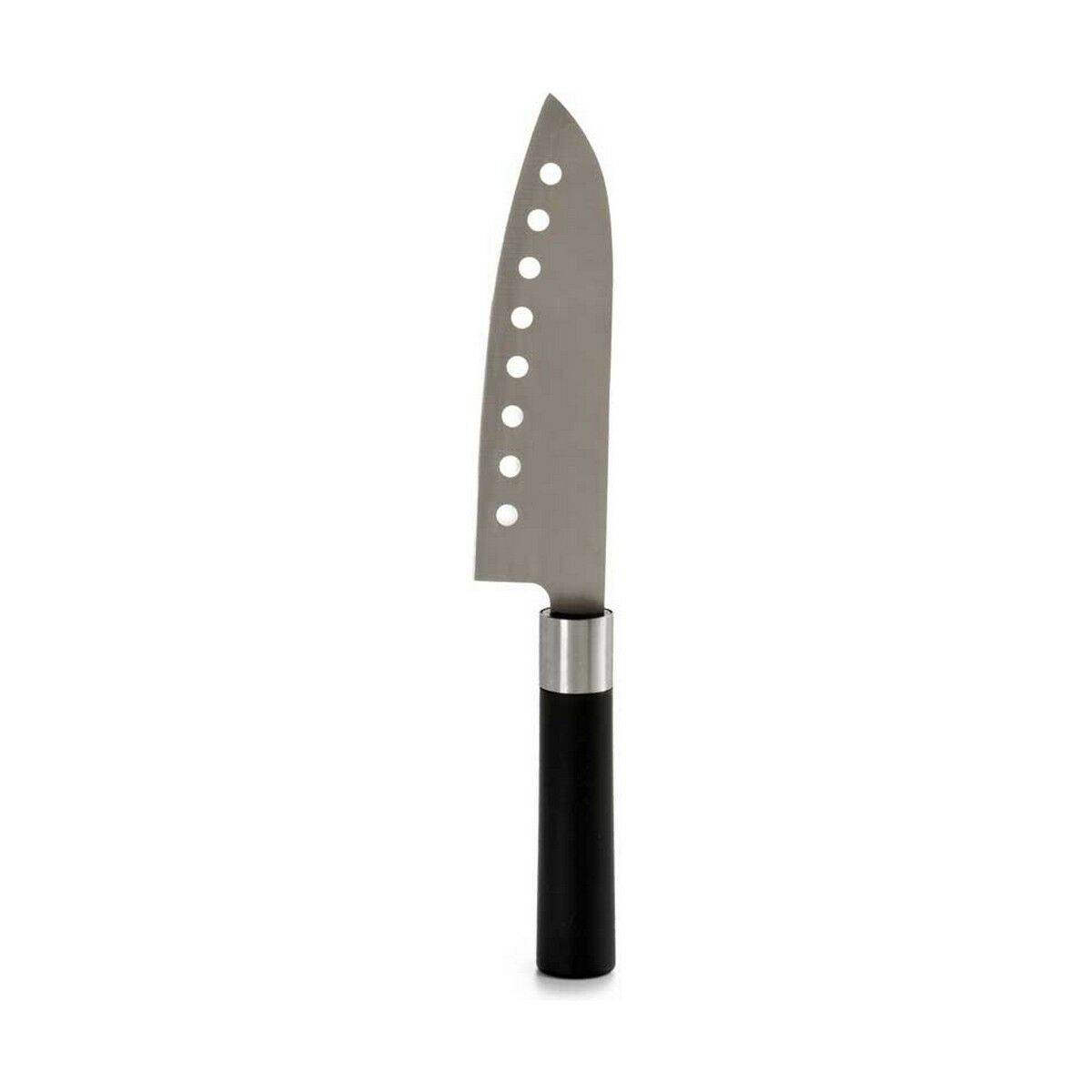 Kökskniv Svart Silvrig Rostfritt stål Plast 5 x 30 x 2,5 cm (12 antal) - 2