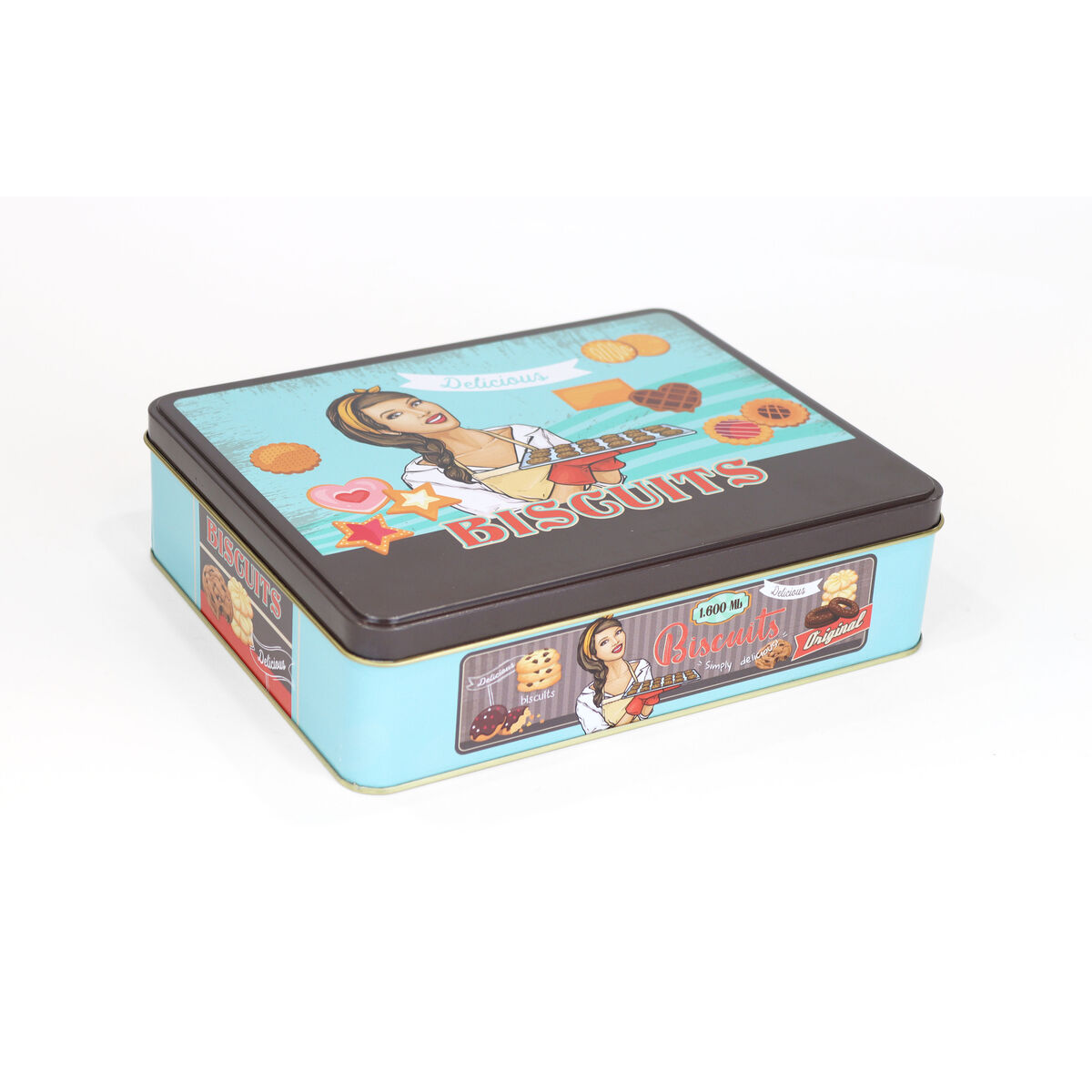 Burk Quttin Kakor 23 x 18 x 6 cm