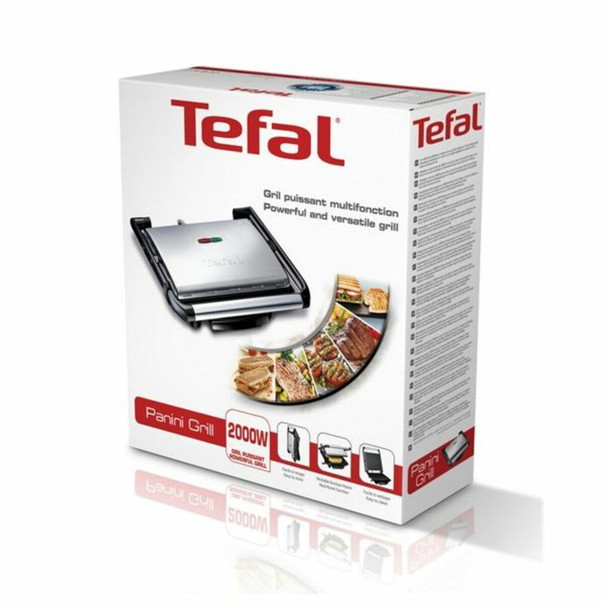 Grill Tefal GC241D 2000W Inox Svart/Silvrig - 2