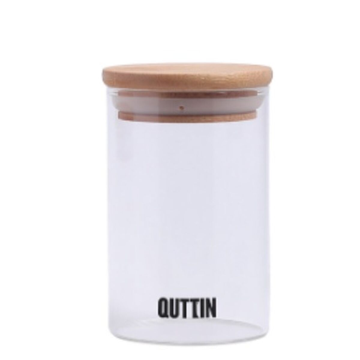 Genomskinlig glasburk Quttin    6,5 x 11 cm 250 ml