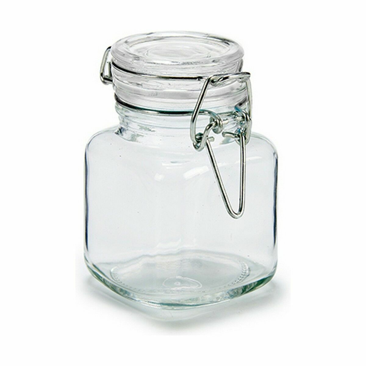 Uppsättning med Burkar Hermetisk stängning Transparent Gummi Metall 90 ml (12 antal) - 2