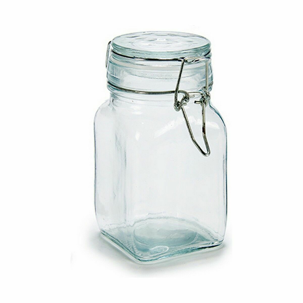Uppsättning med Burkar Hermetisk stängning Transparent Gummi Metall 250 ml (12 antal) - 2