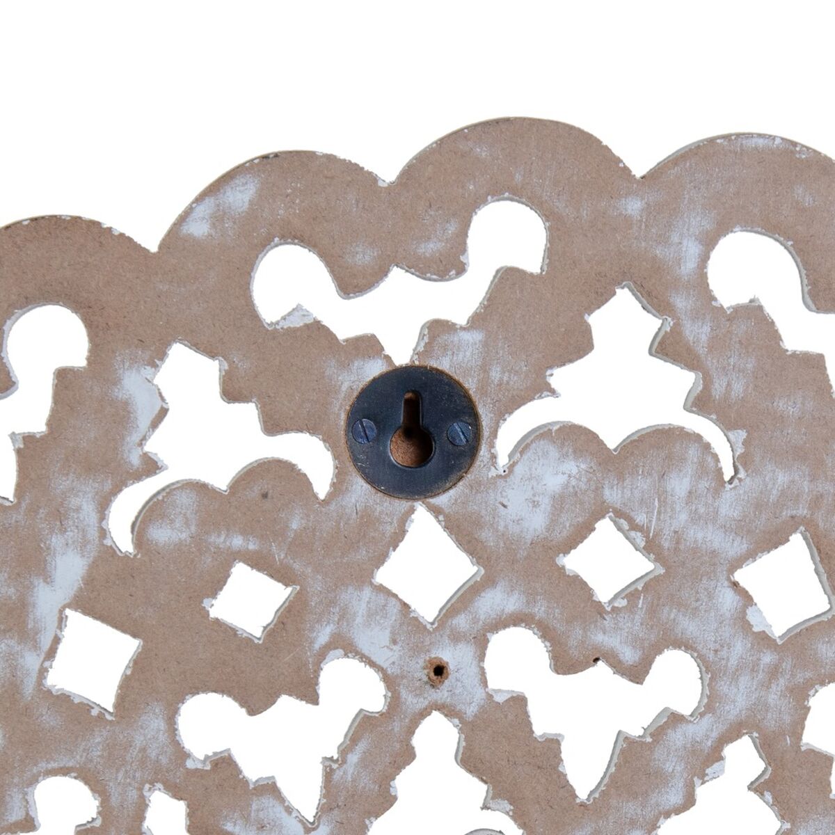 Väggdekoration 60,96 x 60,96 x 2,5 cm Vit Trä MDF - 2