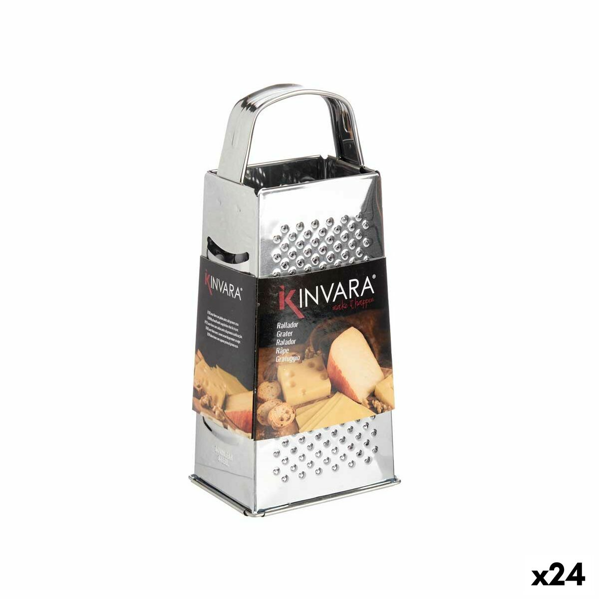 Rivjärn Multipel kortläsare Rostfritt stål 10,5 x 23,5 x 8 cm (24 antal)