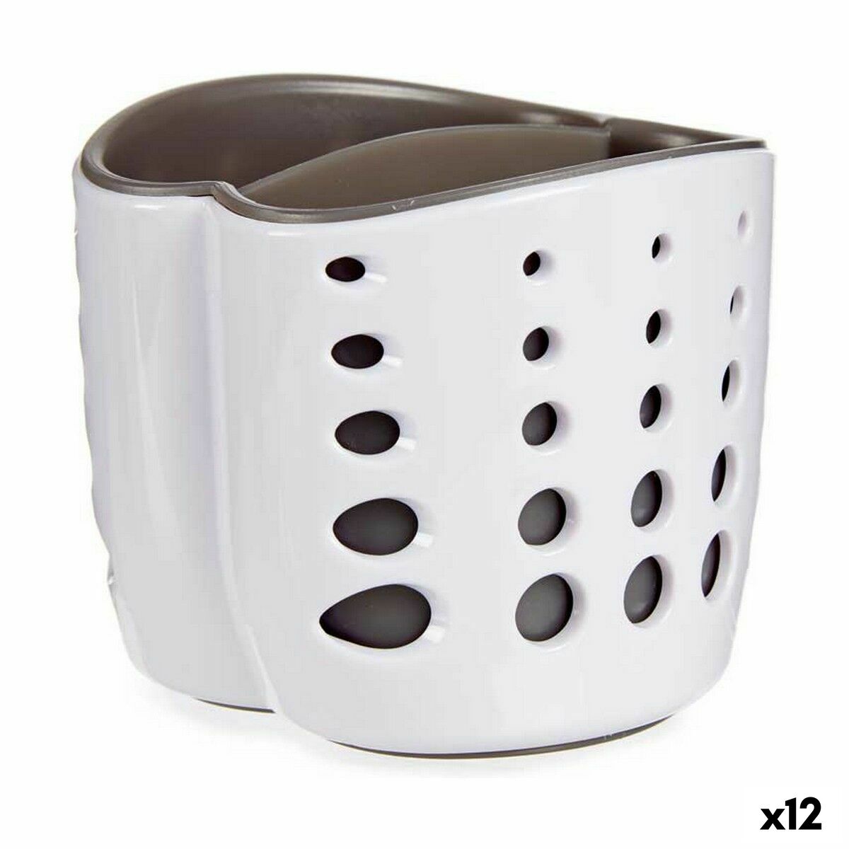 Disksvamphållare Double Polyetylen polystyren 9,7 x 8,5 x 9,7 cm (12 antal)