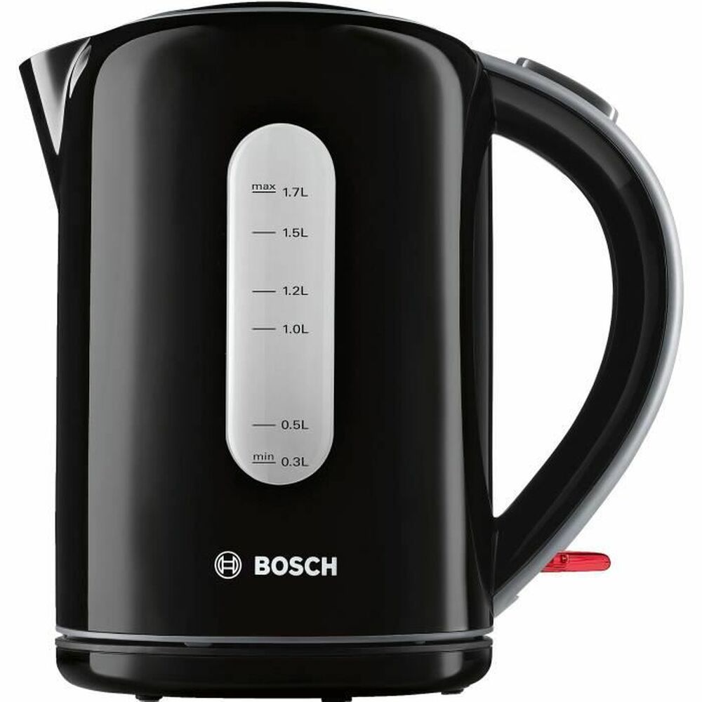 Vattenkokare BOSCH 2200 W Svart Rostfritt stål Plast 2200 W 1,7 L 1,7 L