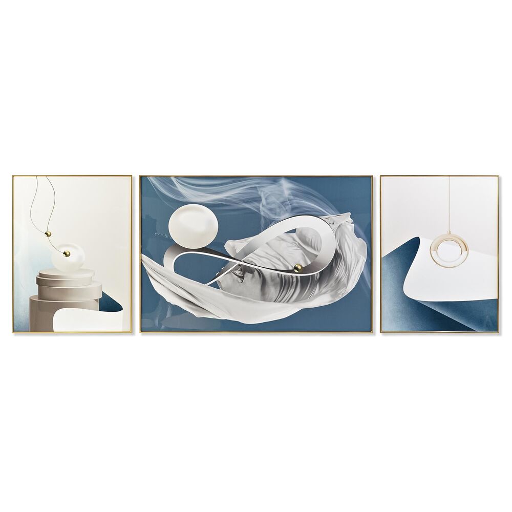3-ramsset DKD Home Decor 240 x 3 x 80 cm 30 x 40 cm Modern