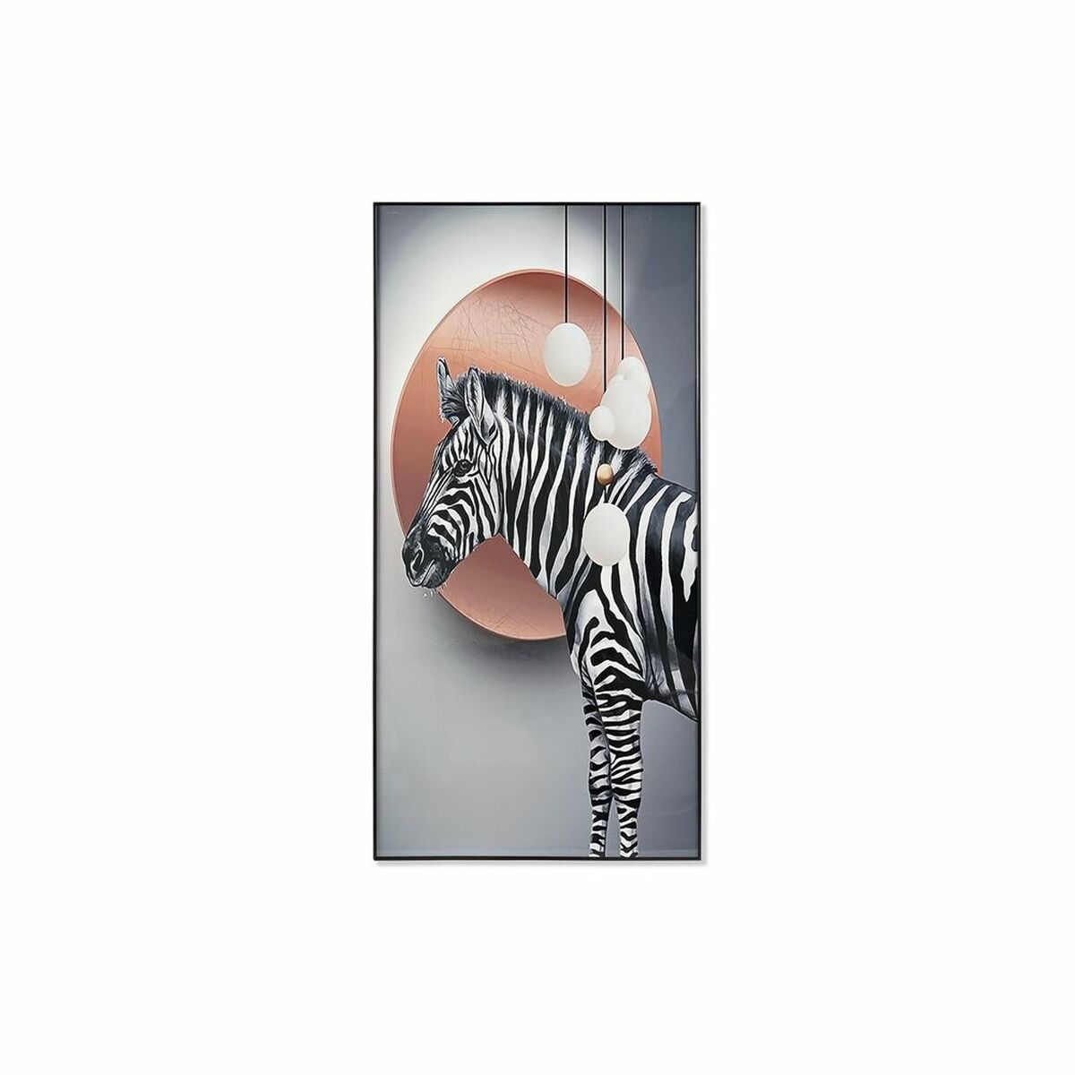 Tavla DKD Home Decor Zebra (80 x 3 x 160 cm) - 4