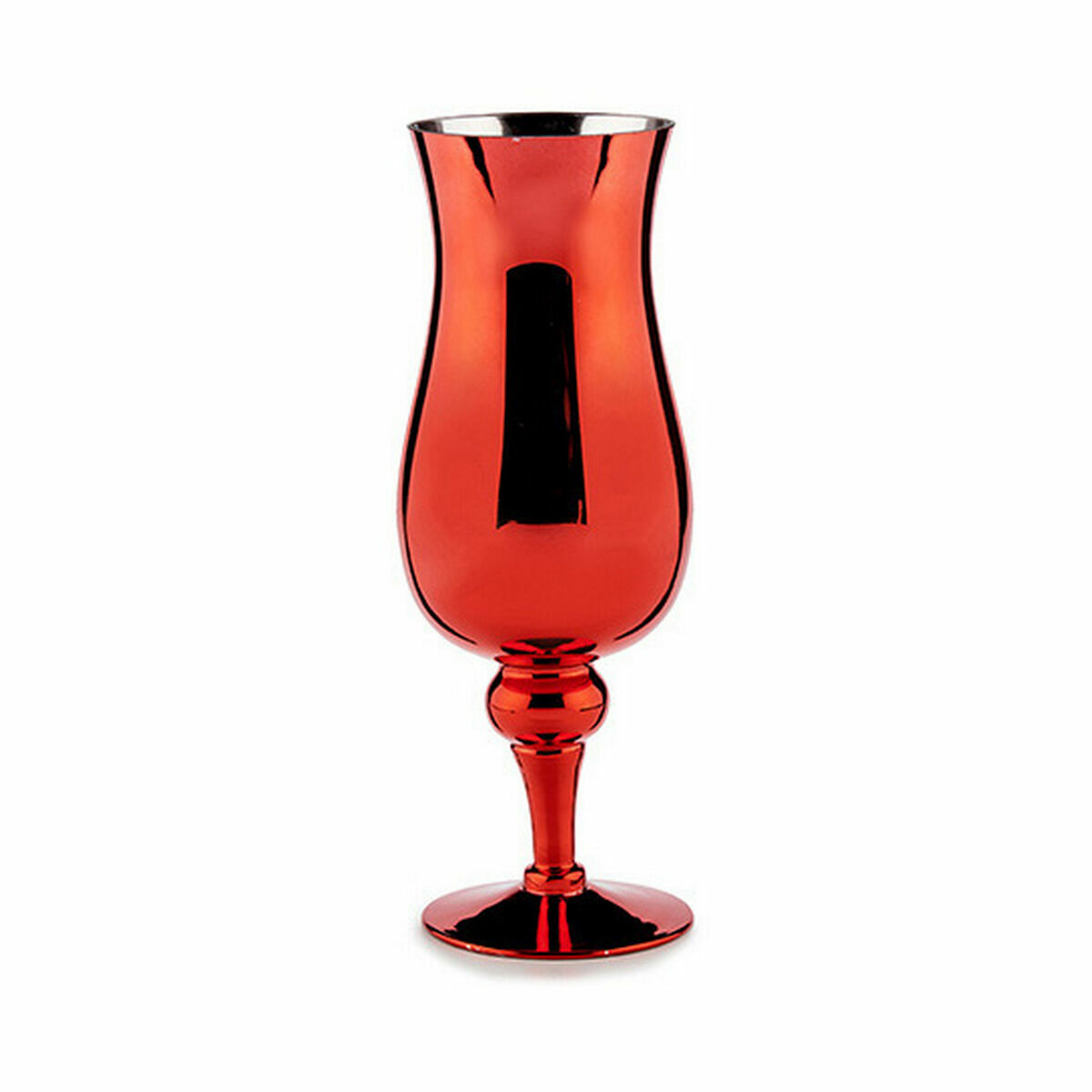 Ljusstakar Glas Röd 13,5 x 35 x 13,5 cm (6 antal) - 2