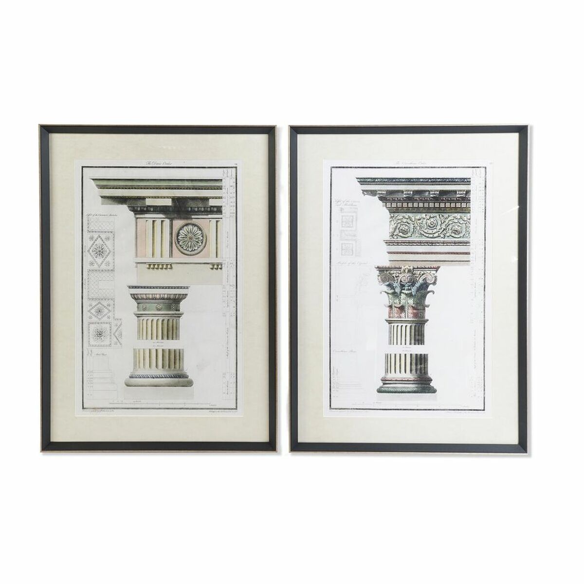 Tavla DKD Home Decor 64 x 3 x 88 cm Neoklassisk (2 antal) - 4