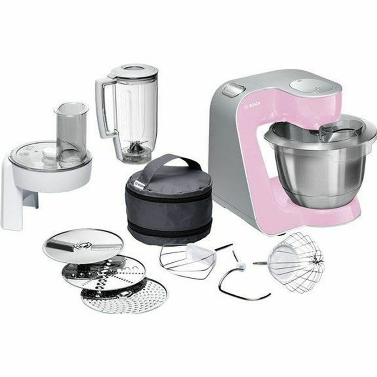 Köksrobot BOSCH MUM58K20 Vit Silvrig 1000 W 1,25 L