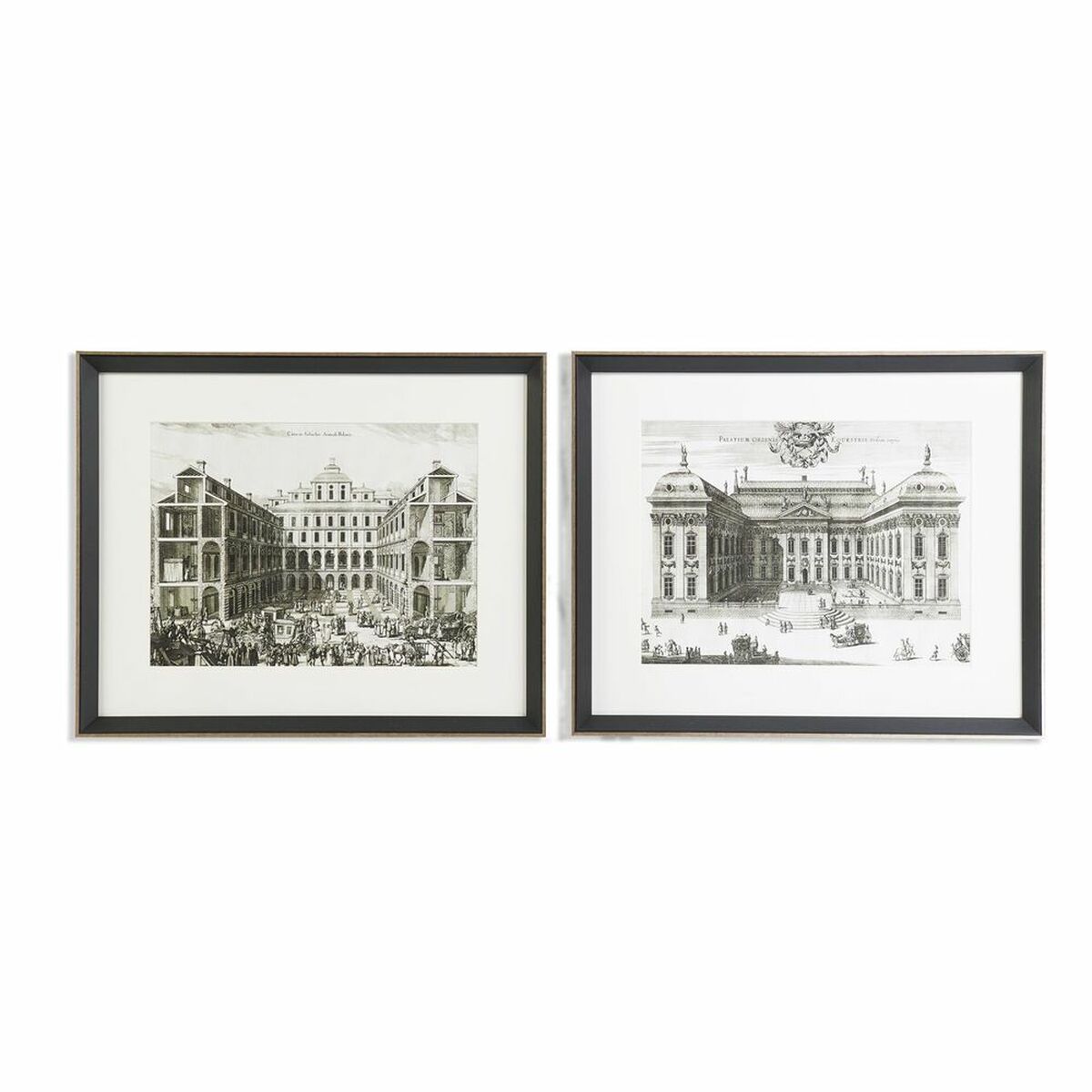 Tavla DKD Home Decor 56 x 3 x 46 cm Neoklassisk (2 antal) - 4