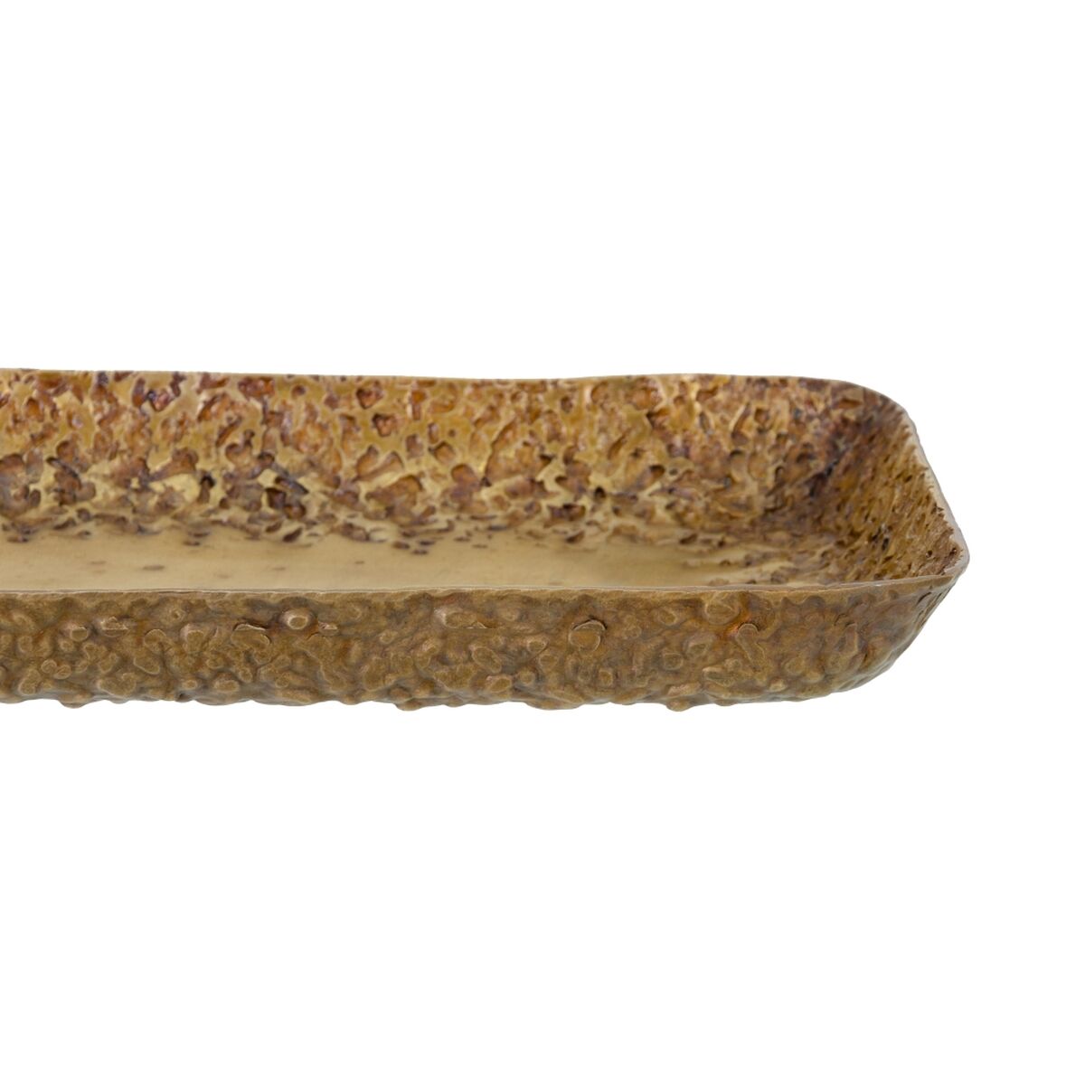 Snacksbricka 41 x 16 x 3 cm Aluminium Brons - 2