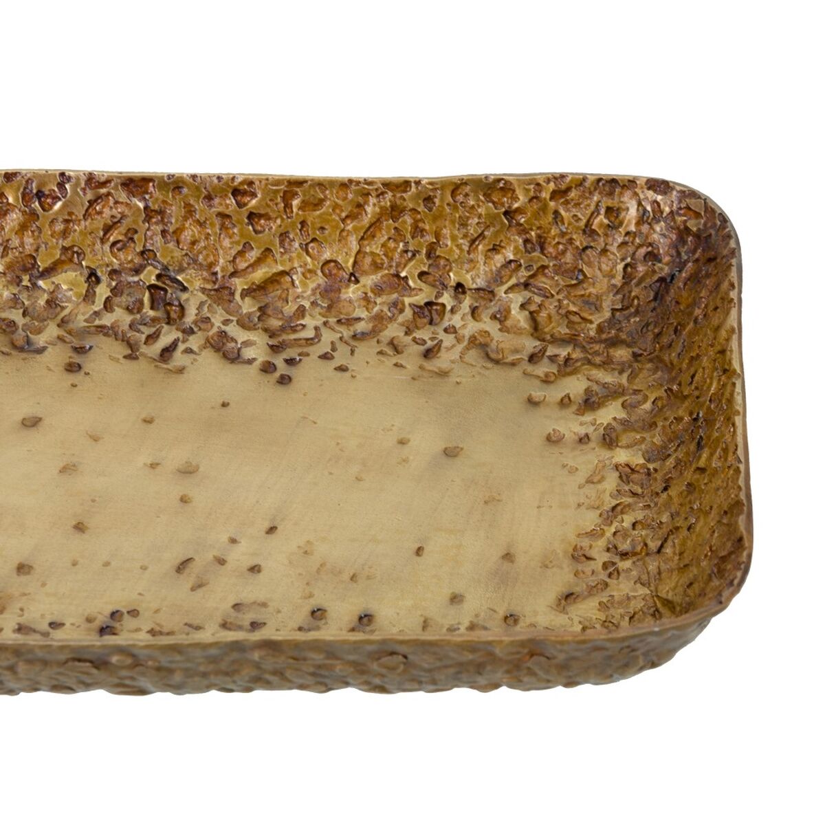 Snacksbricka 41 x 16 x 3 cm Aluminium Brons - 3