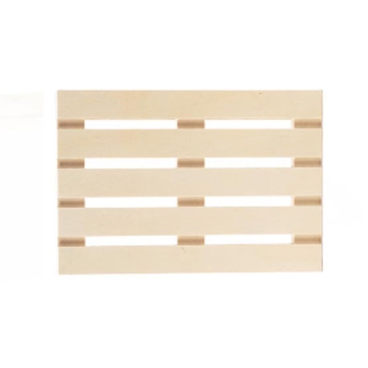 Snacksbricka Brun Trä 40 x 2 x 60 cm (12 antal) - 2