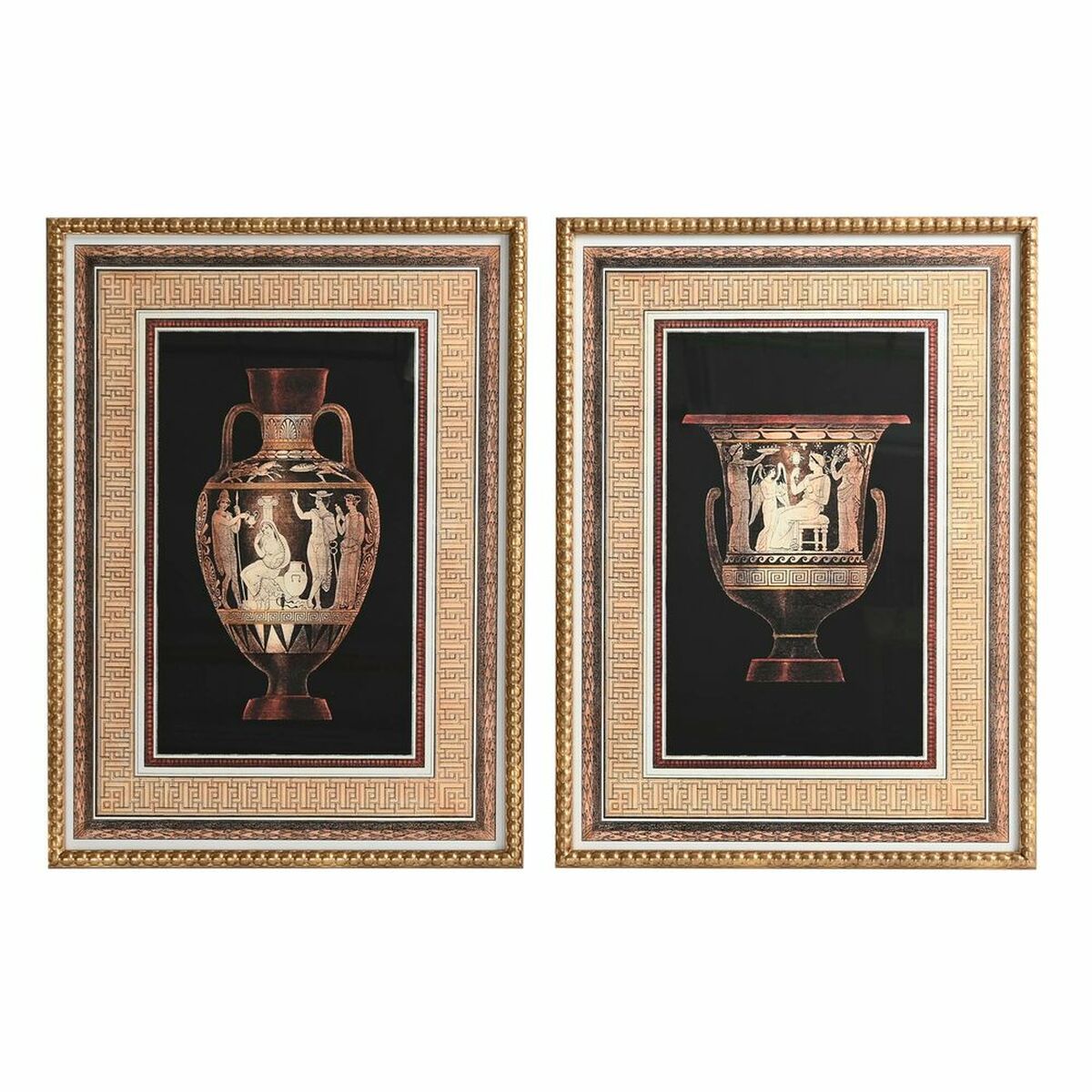 Tavla DKD Home Decor 53 x 3 x 73 cm Vas Neoklassisk (2 antal) - 5