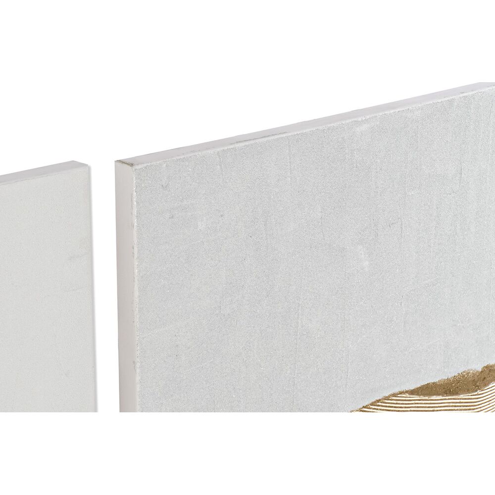 Tavla DKD Home Decor Abstrakt 76 x 2,5 x 101,6 cm (2 antal) - 2