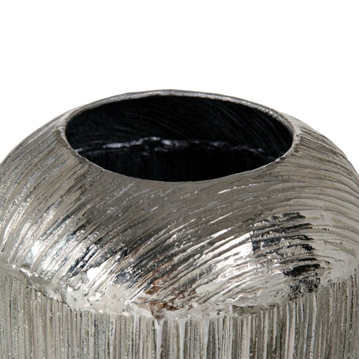 Vas 15 x 15 x 48 cm Silver Aluminium - 3