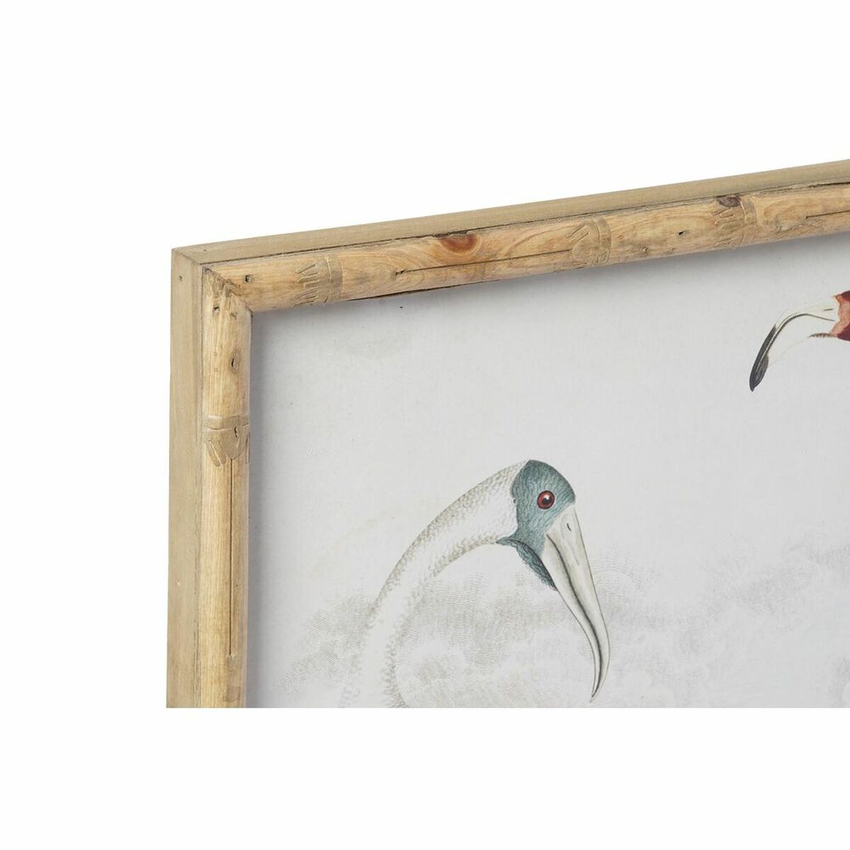 Tavla DKD Home Decor 60 x 2,8 x 45 cm Fåglar Modern (4 Delar) - 5