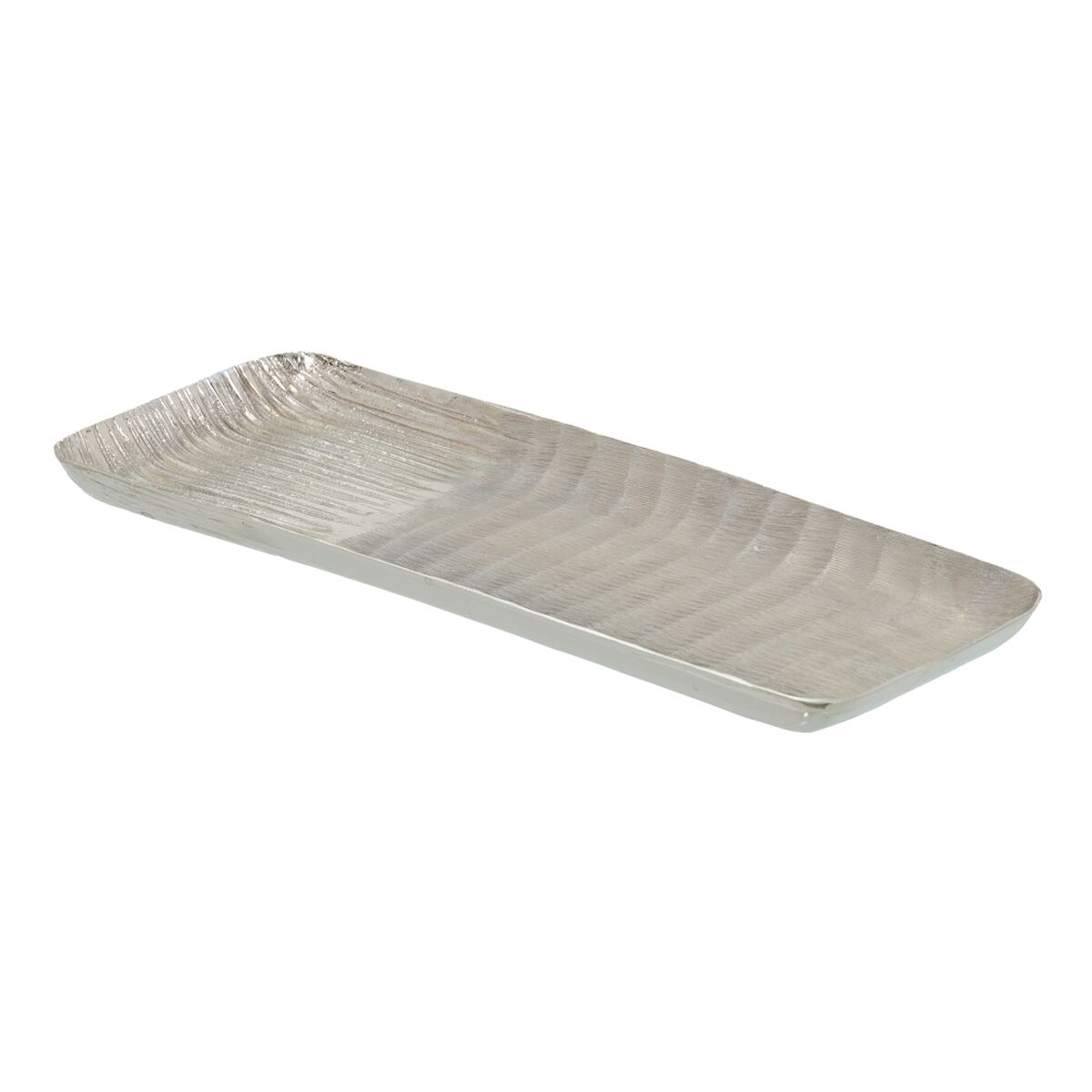 Bordsdekoration Silvrig Aluminium 32 x 12 x 2 cm